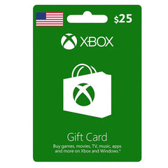 XBOX E-Cards XBOX Card 25$