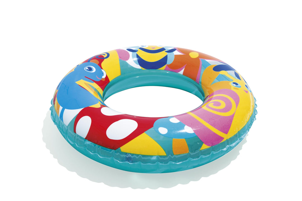 Bestway Φ56CM Designer Swim Ring (Contents: One swim ring.) Age 3-6
