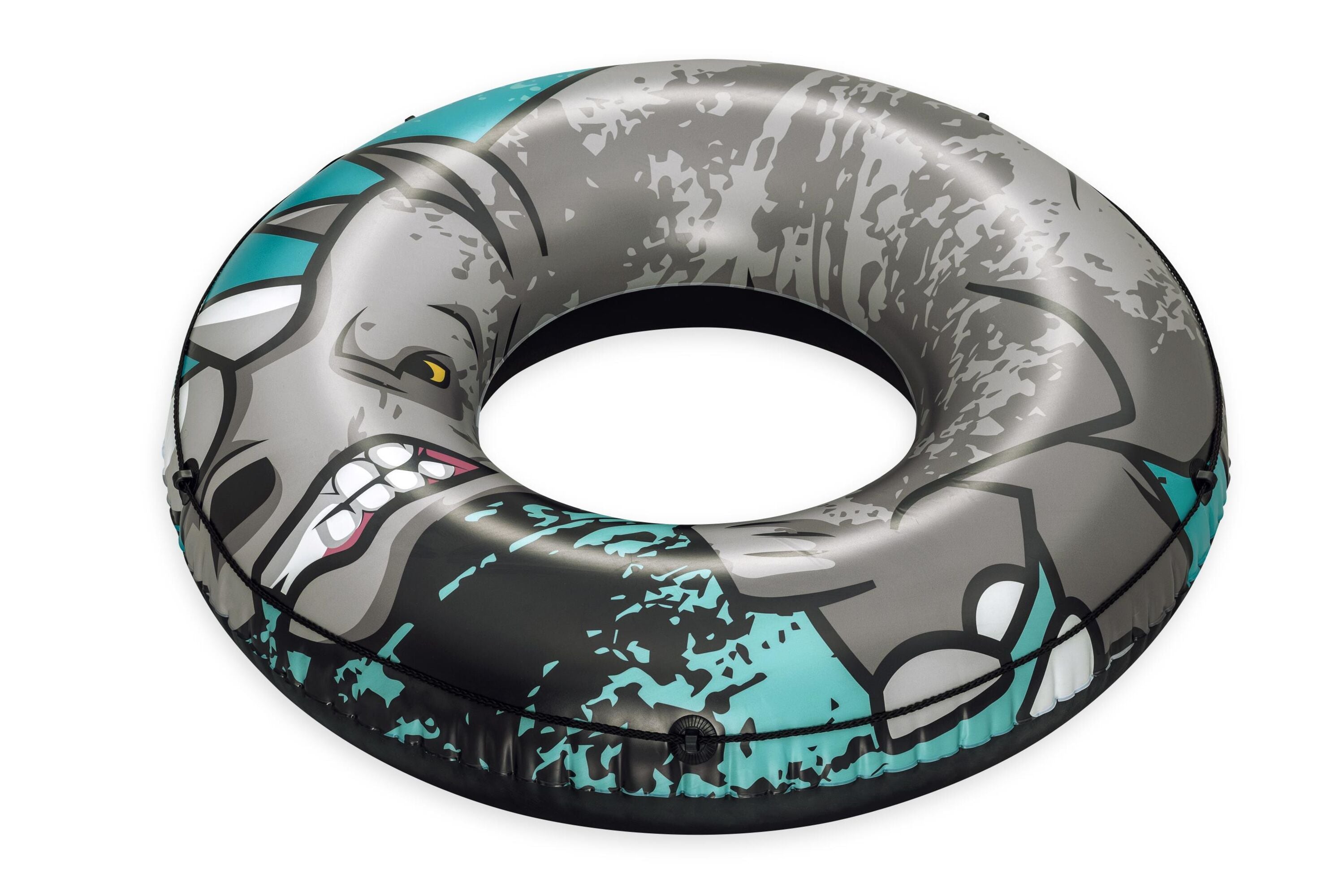 Bestway Φ1.22M Rhino Rider Swim Tube (Contents:1 swim ring, repair patch.) Age 12+