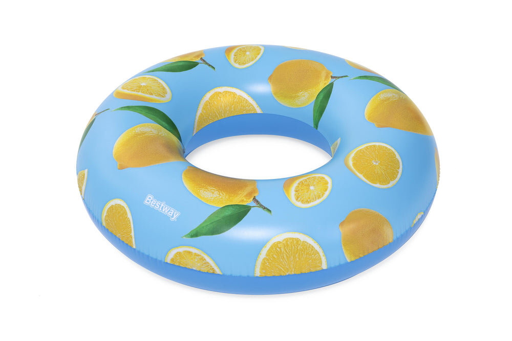 Bestway Φ1.19M Scentsational Lemon Swim Ring (Contents:1 swim ring, repair patch.) Age 12+