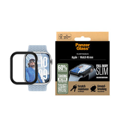 PanzerGlass® Screen Protector Snappie Full Body Slim Black | Apple Watch 45mm '24