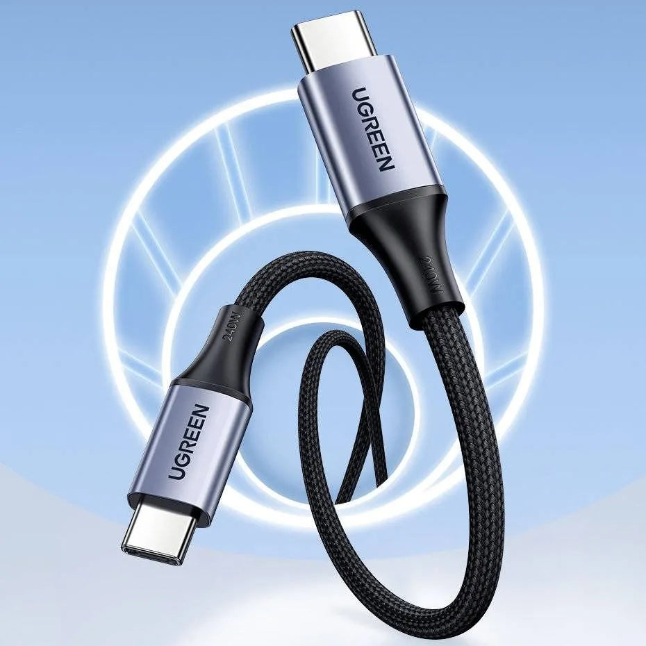 UGREEN USB-C to USB-C 5A/240W Braided Cable-1M