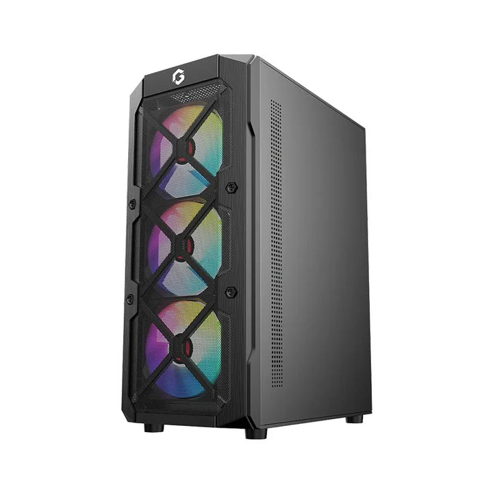 GAMEON TridentIII Gaming Case 4 fixed color fans（ cant change color）+ 750W PSU（pre-install）