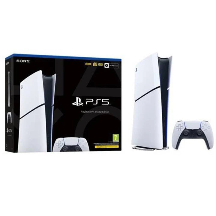 Bundle :Sony PlayStation 5 (PS5) Console Slim - Digital Edition + Sony (PS5) DualSense Wireless Controller