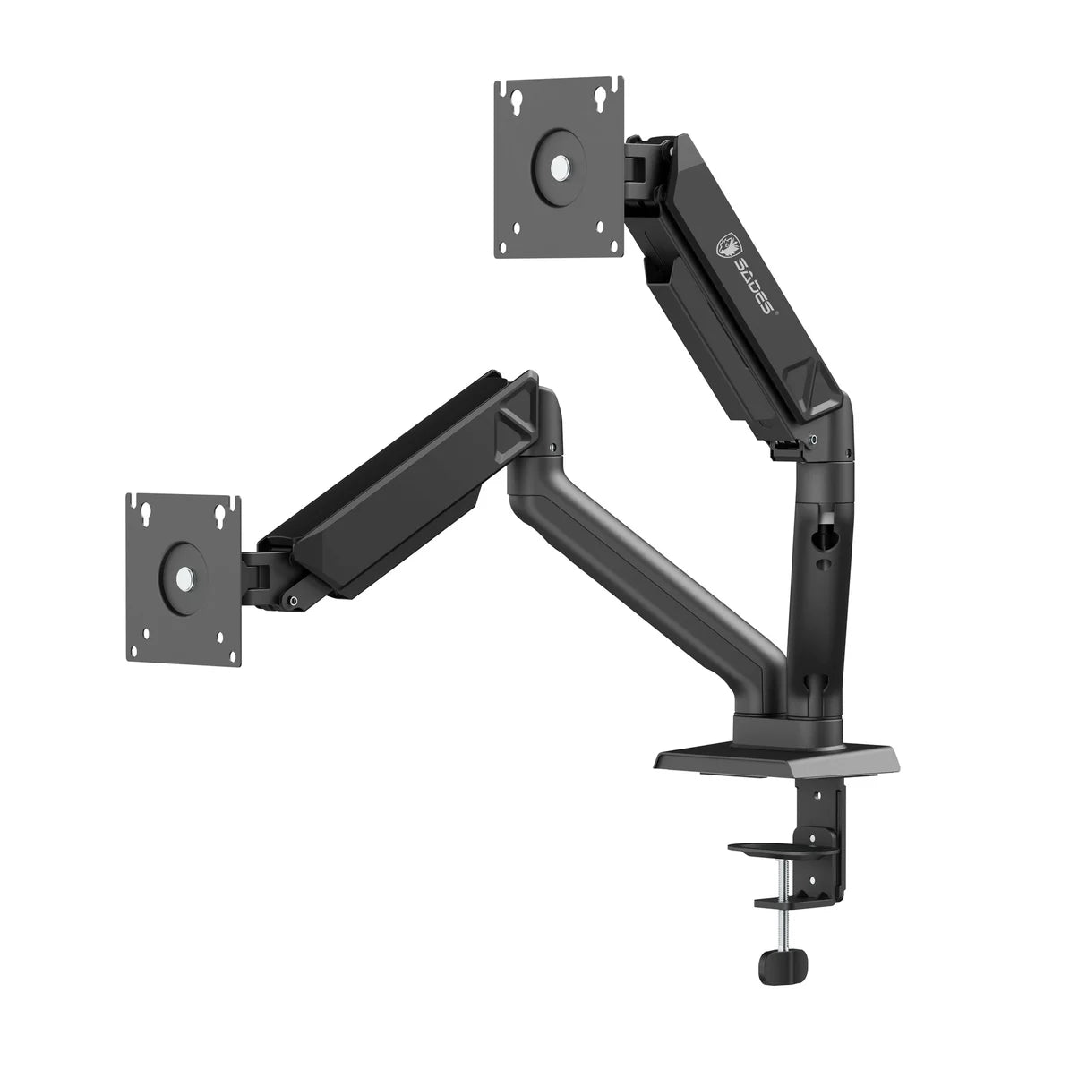 Sades Viper SA-MS01 Dual Monitor Mount Arm (Max size 32"/9KG Per ARM), Black