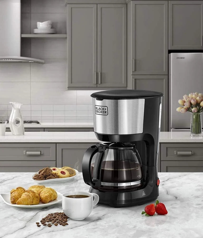 Black & Decker  Drip Coffee Maker 10 Cups 750W  - DCM750S-B5