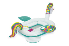 Bestway 5.90M X 4.04M Giant Unicorn Island (Contents:One island, one climb cushion, one anchor bag, heavy-duty repair patch)