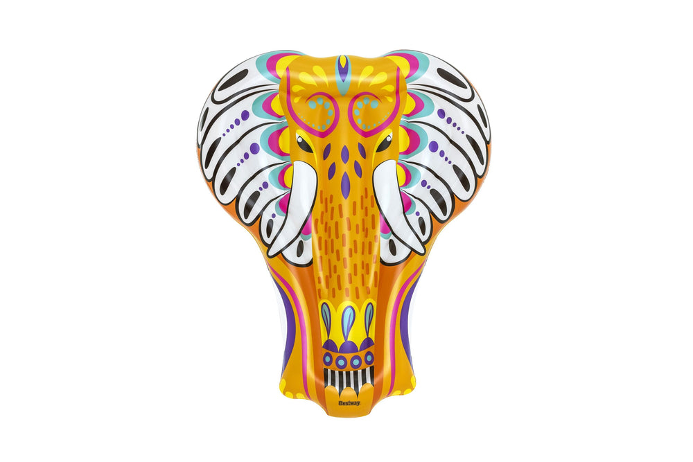 Bestway 1.83M X 1.53M Flirty Fiesta Elephant Island (Contents: 1 island, repair patch)
