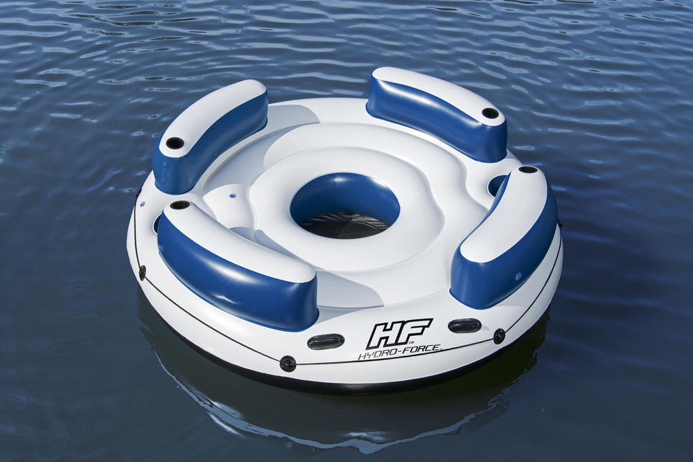 Bestway 2.56M X 2.56M Lazy Dayz Island (Contents:1 island, 1 anchor bag, repair patch)