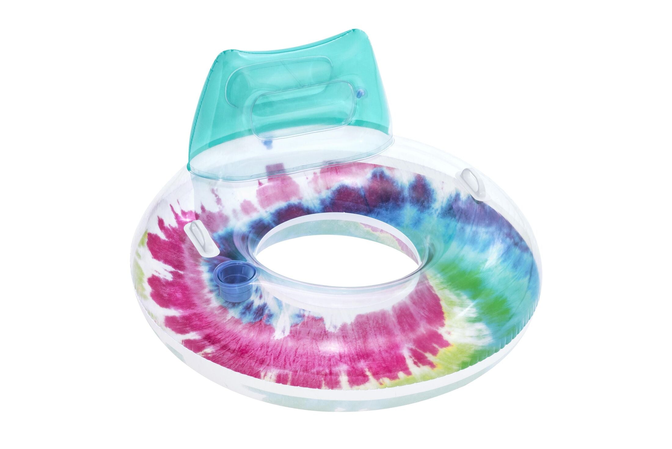 Bestway 1.18M X 1.17M Tie Dye Swim Tube (Contents:1 swim tube, repair patch)