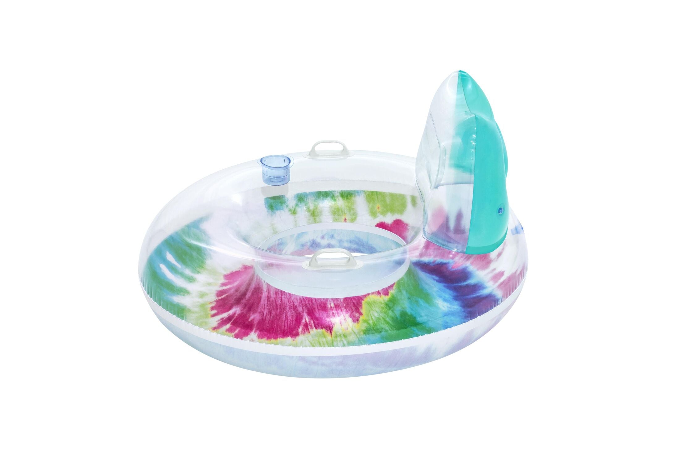 Bestway 1.18M X 1.17M Tie Dye Swim Tube (Contents:1 swim tube, repair patch)