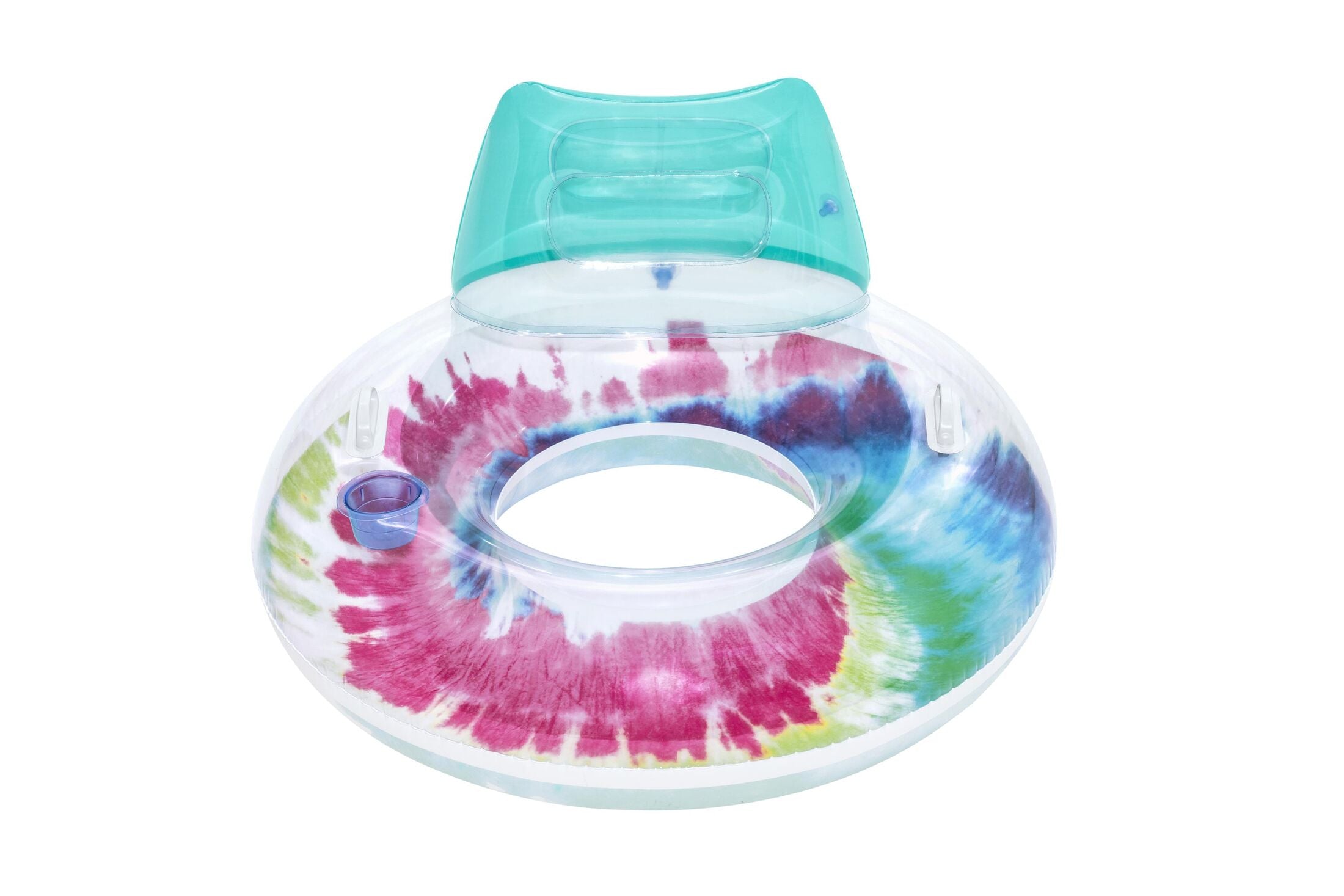 Bestway 1.18M X 1.17M Tie Dye Swim Tube (Contents:1 swim tube, repair patch)