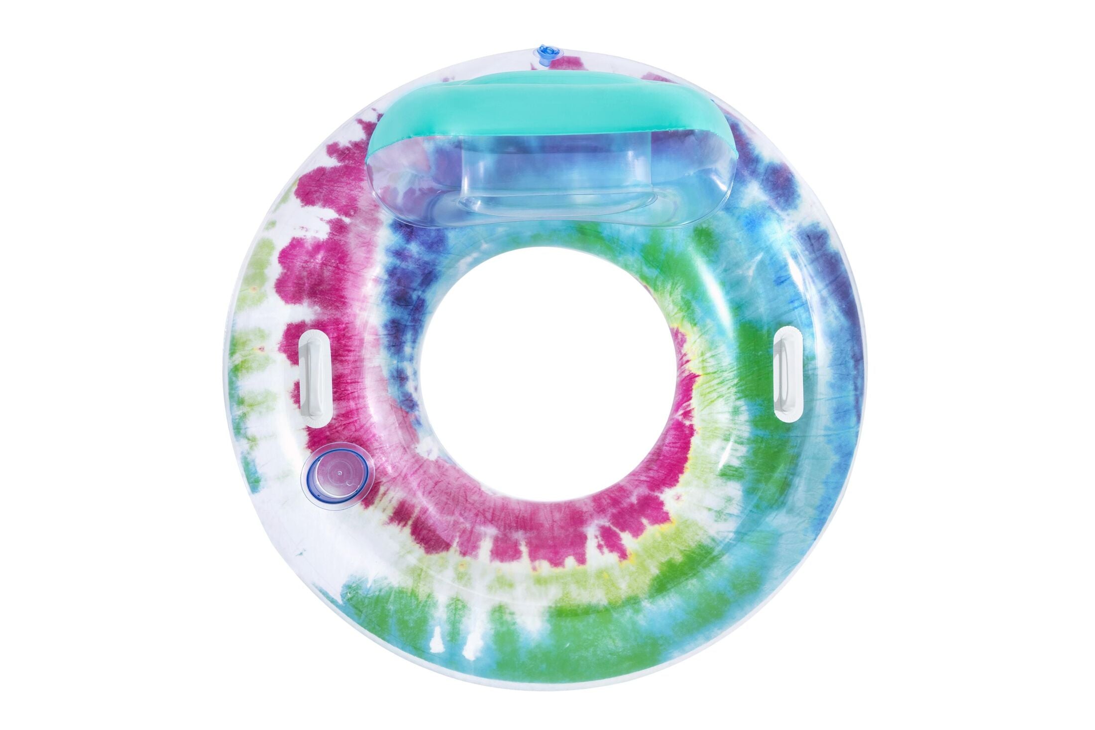 Bestway 1.18M X 1.17M Tie Dye Swim Tube (Contents:1 swim tube, repair patch)