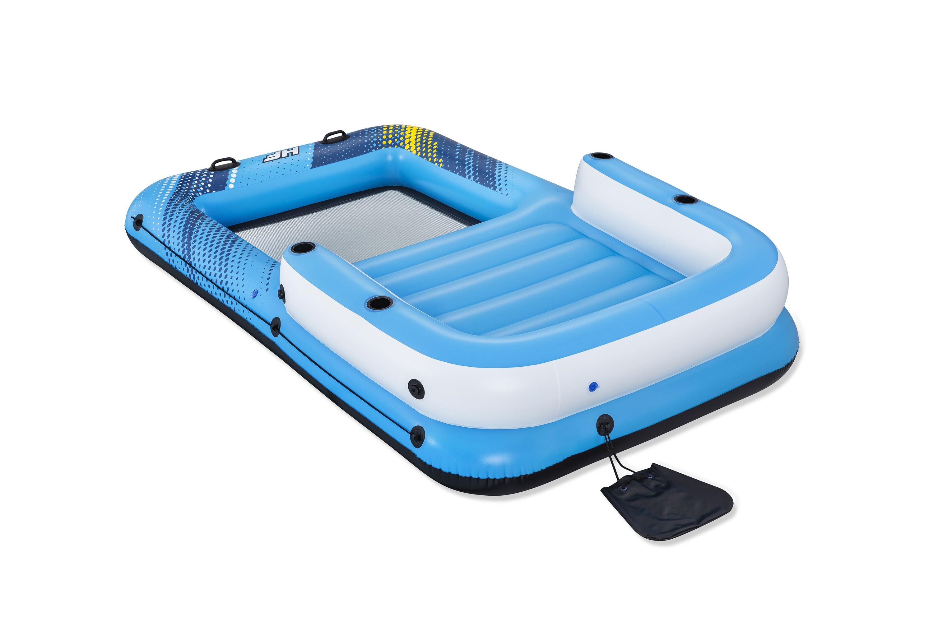 Bestway 3.20M X 1.98M Summer Oasis Island (Contents:1 island, 1 sunshade, 1 anchor bag,repair patch)
