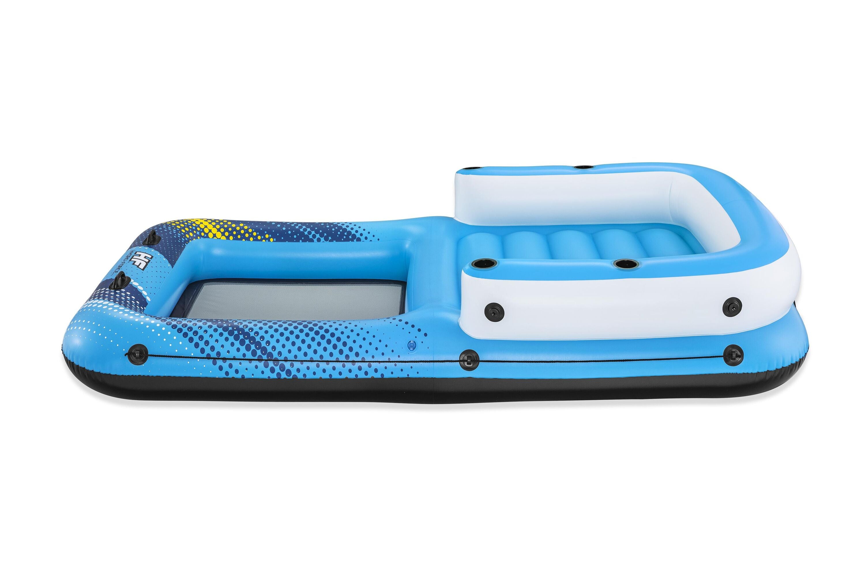 Bestway 3.20M X 1.98M Summer Oasis Island (Contents:1 island, 1 sunshade, 1 anchor bag,repair patch)
