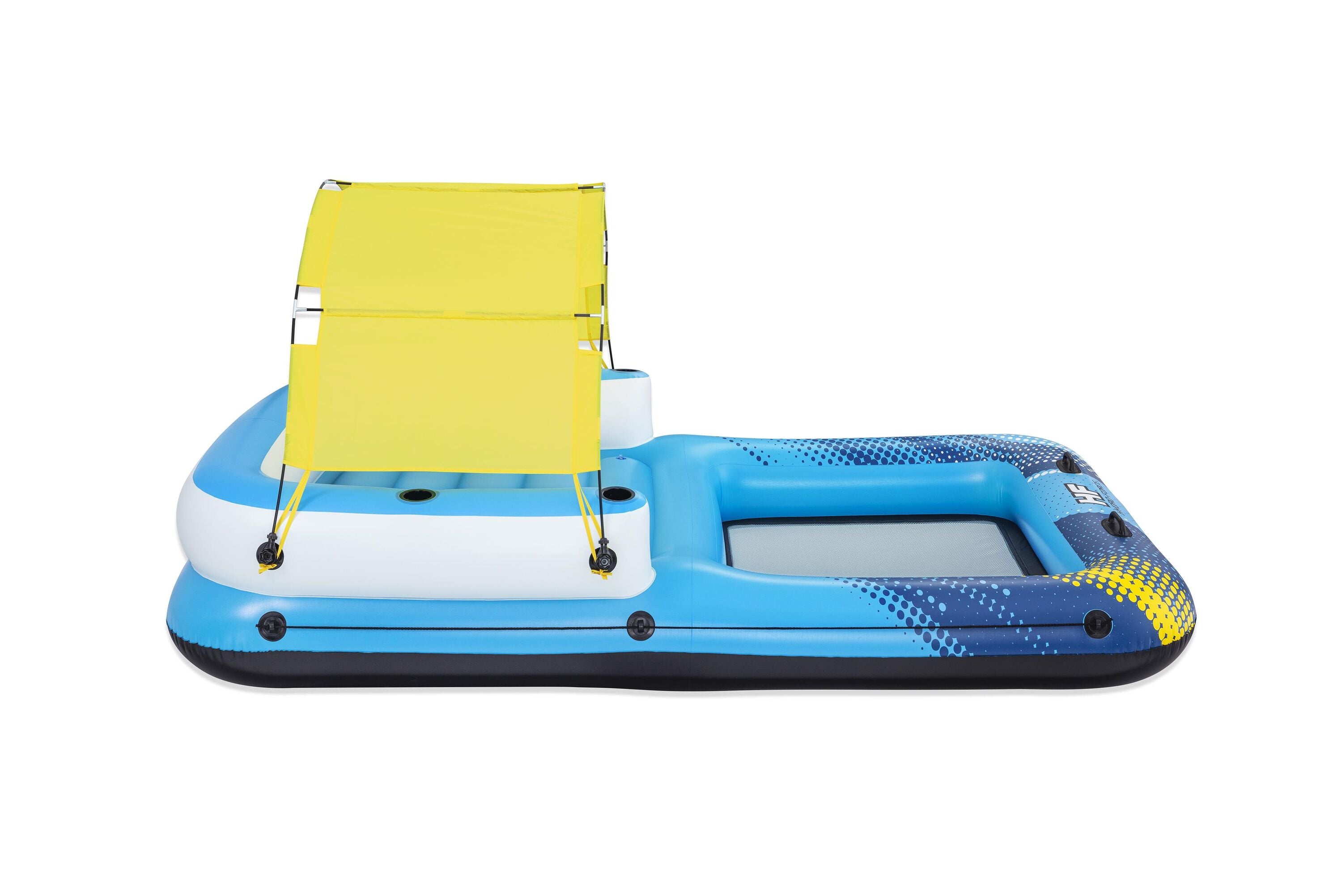 Bestway 3.20M X 1.98M Summer Oasis Island (Contents:1 island, 1 sunshade, 1 anchor bag,repair patch)