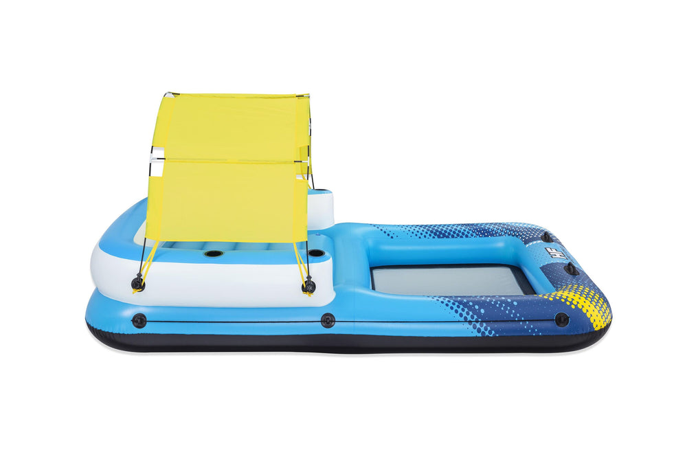 Bestway 3.20M X 1.98M Summer Oasis Island (Contents:1 island, 1 sunshade, 1 anchor bag,repair patch)