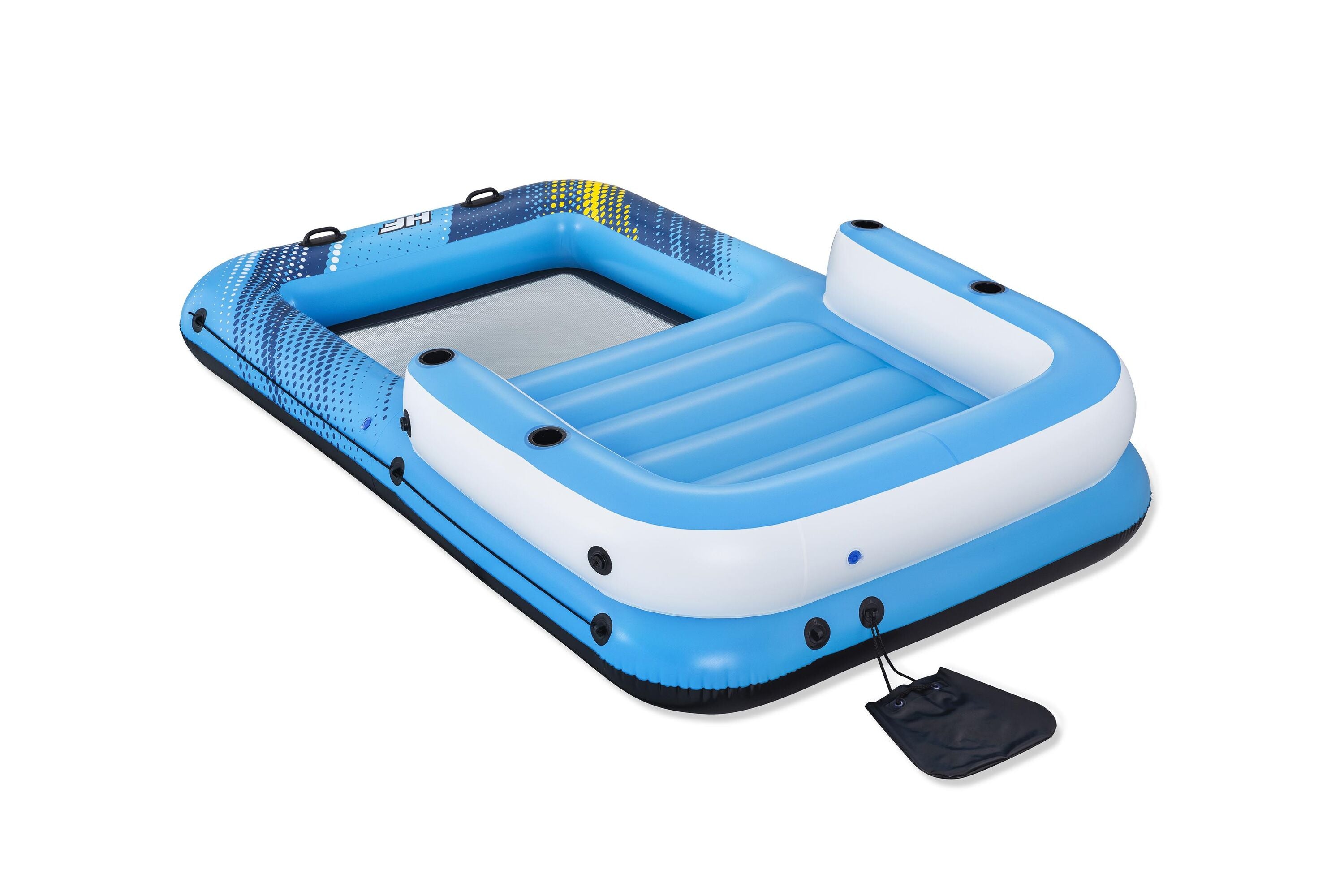 Bestway 3.20M X 1.98M Summer Oasis Island (Contents:1 island, 1 sunshade, 1 anchor bag,repair patch)