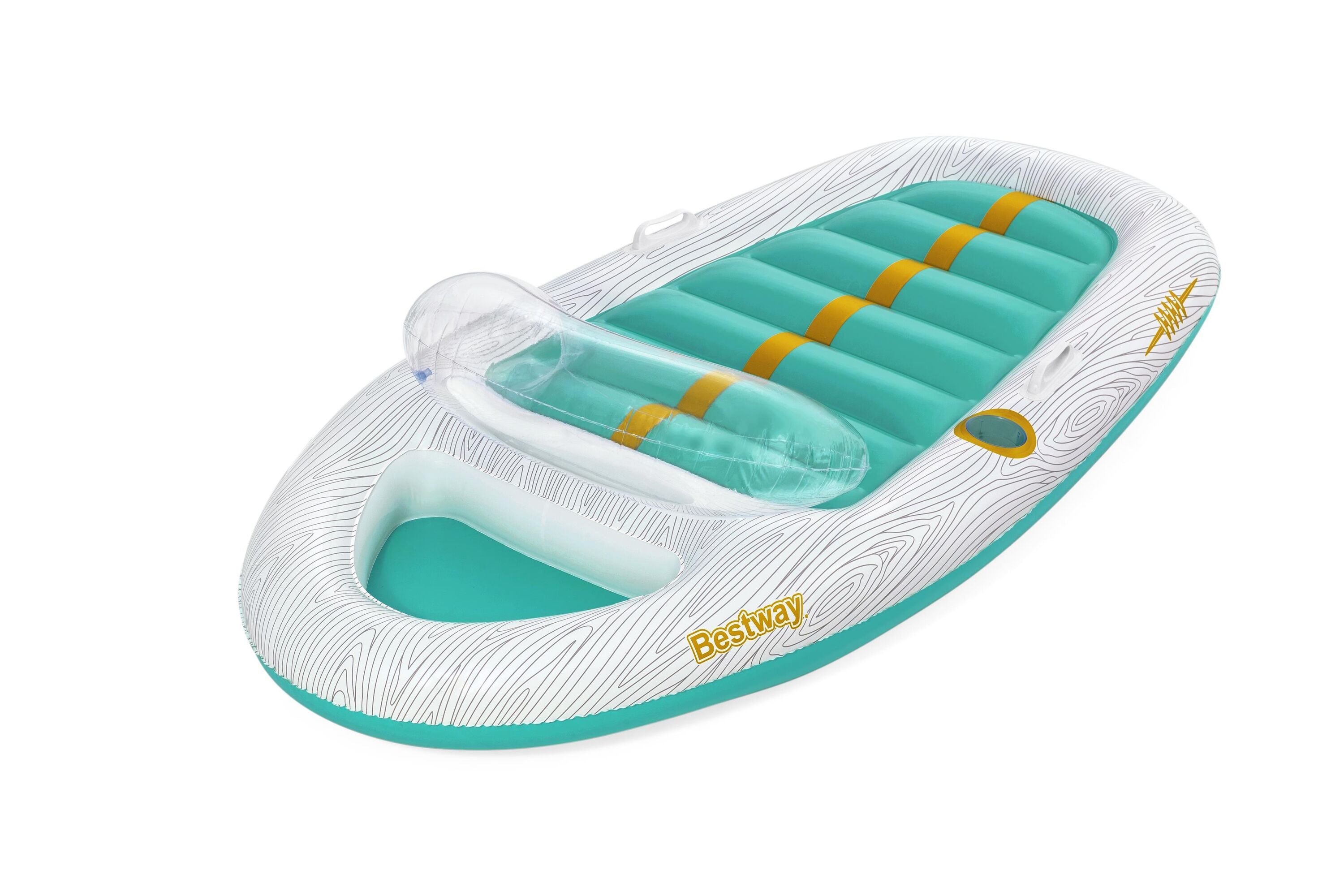 Bestway 2.16M X 1.17M Vacation Yacht Lounge (Contents:1 lounge, repair patch)