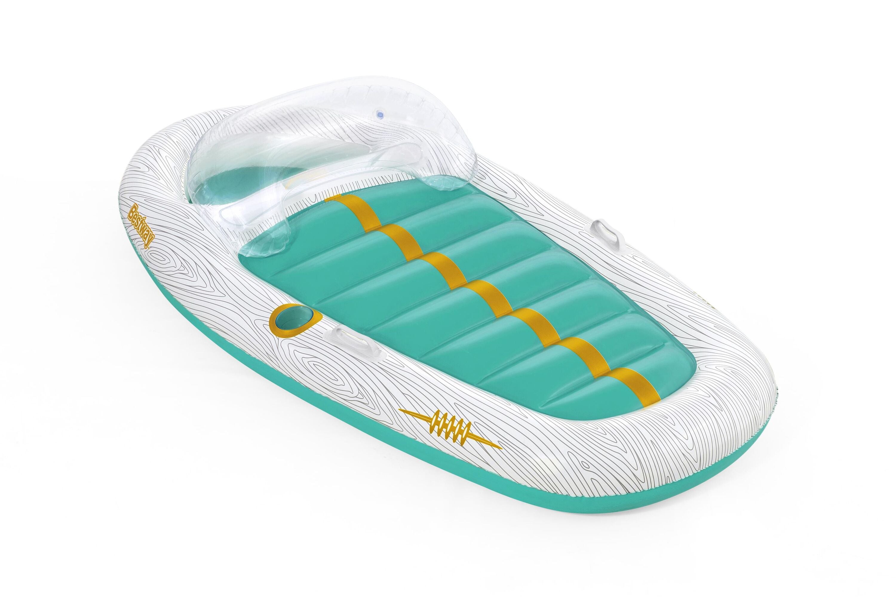 Bestway 2.16M X 1.17M Vacation Yacht Lounge (Contents:1 lounge, repair patch)