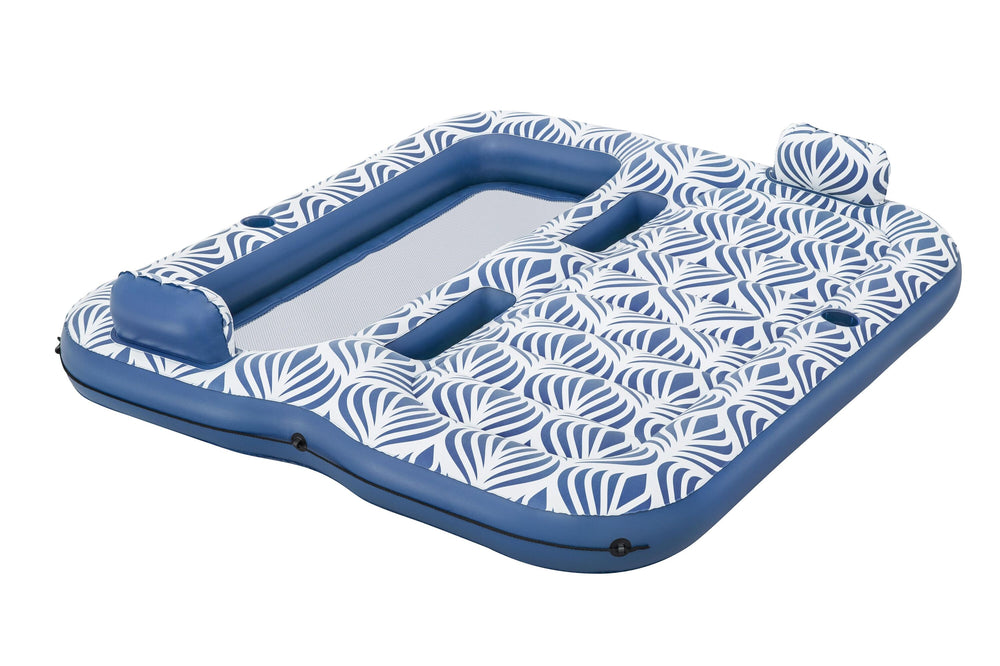 Bestway 2.04M X 1.88M Comfort Plush Double Lounge (Contents: 1 lounge, repair patch)
