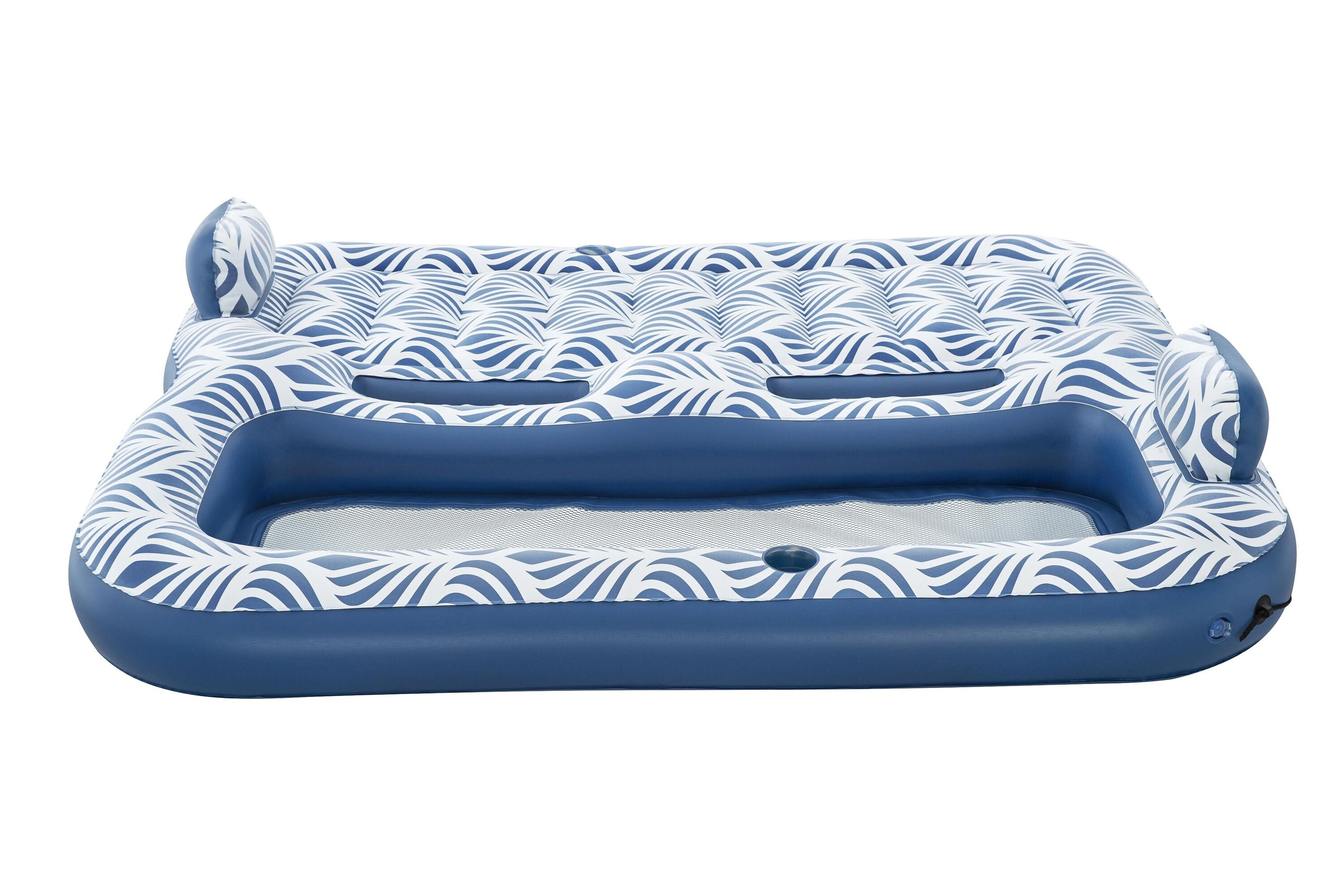 Bestway 2.04M X 1.88M Comfort Plush Double Lounge (Contents: 1 lounge, repair patch)