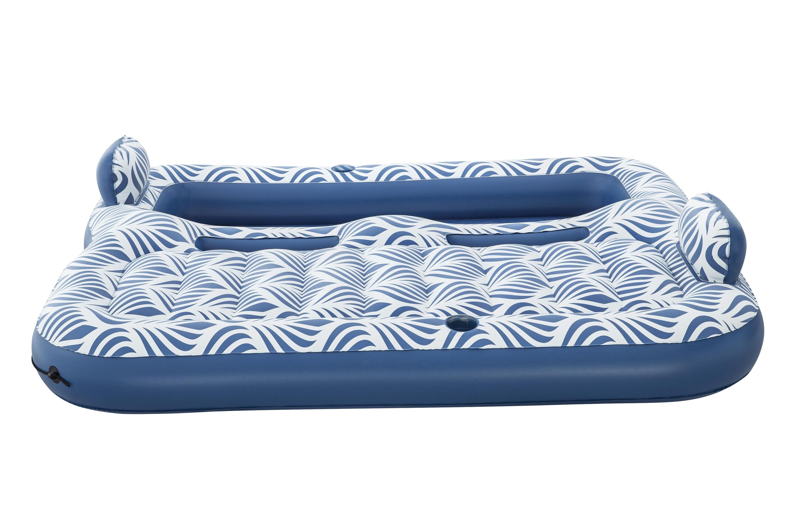 Bestway 2.04M X 1.88M Comfort Plush Double Lounge (Contents: 1 lounge, repair patch)