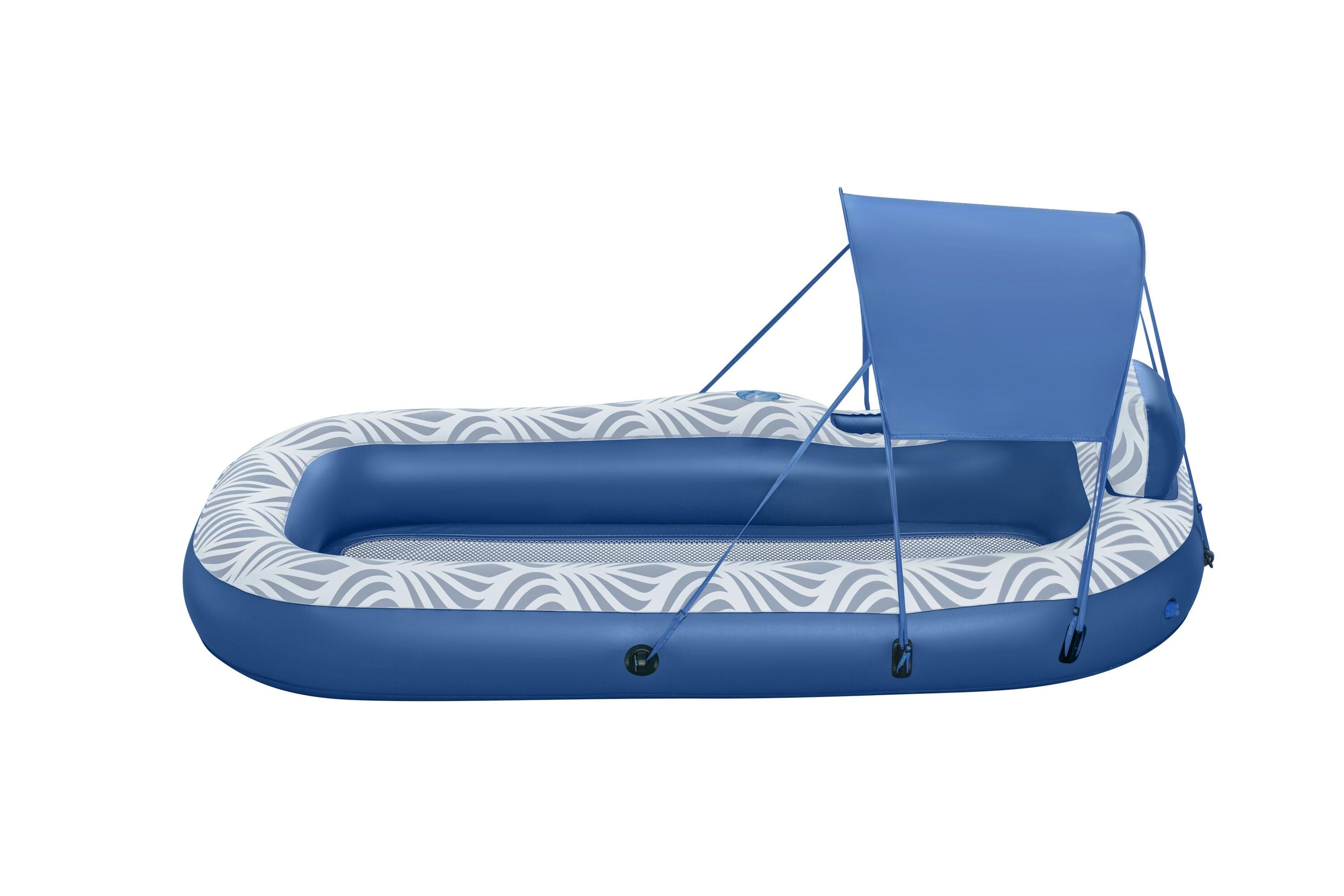 Bestway 1.98M X 1.12M Comfort Plush Shaded Lounge (1 lounge,1 sunshade, repair patch)