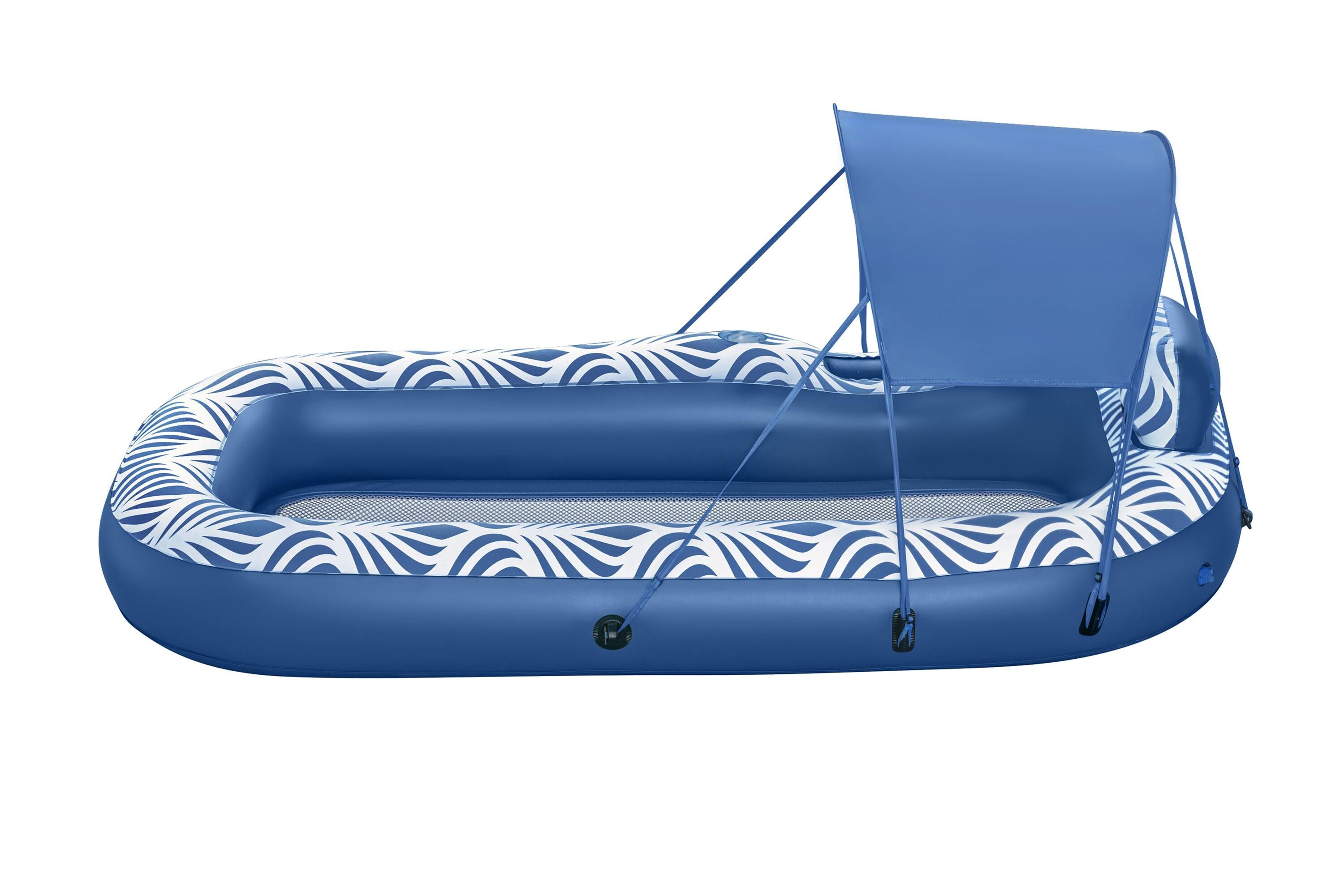 Bestway 1.98M X 1.12M Comfort Plush Shaded Lounge (1 lounge,1 sunshade, repair patch)