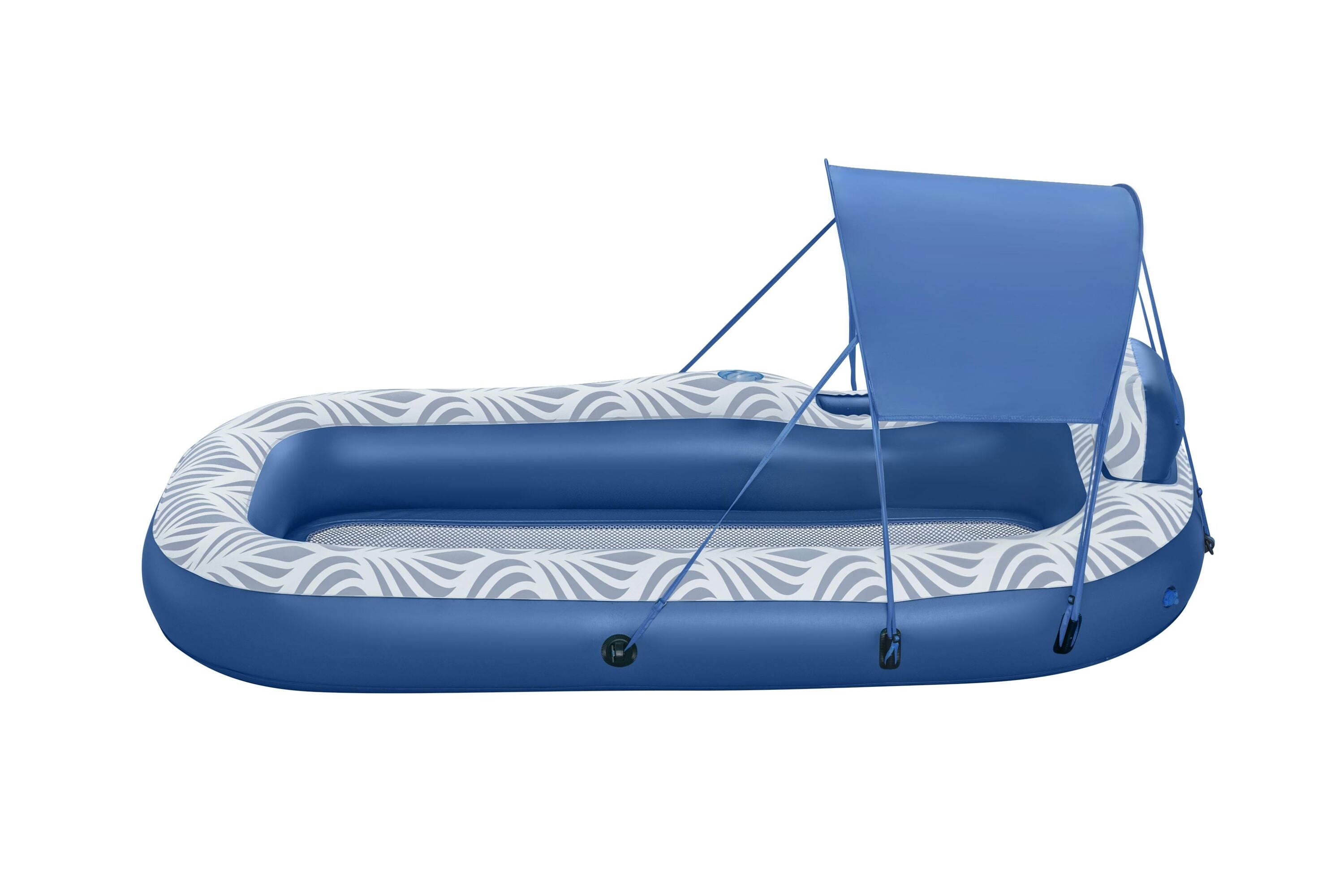 Bestway 1.98M X 1.12M Comfort Plush Shaded Lounge (1 lounge,1 sunshade, repair patch)