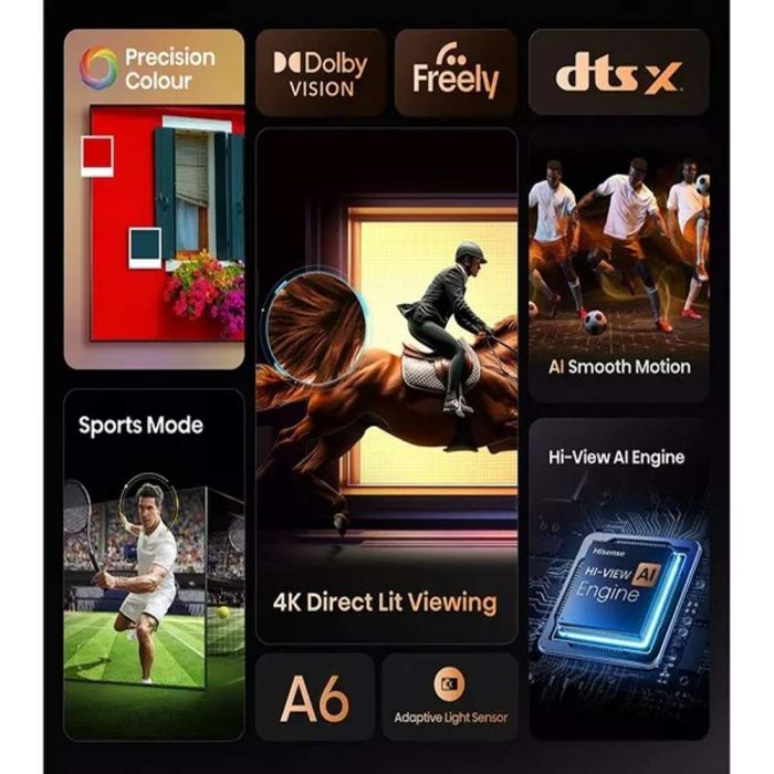 Hisense 43-inch 4K UHD LED Smart TV
