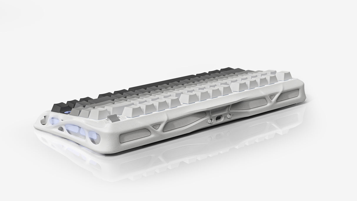 GravaStar Mercury K1 75% Wireless Mechanical Gaming Keyboard,Gradient White
