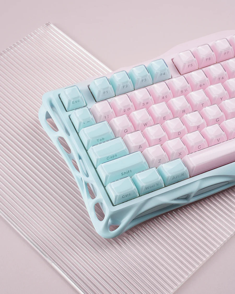 GravaStar Mercury K1 LITE 75% Wireless Mechanical Gaming Keyboard - Lumen Rose