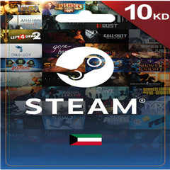 Steam E-Cards Steam 10 KWD Kuwait Store