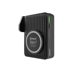 Xpower 15000mah 65w 3in1 Wireless Power Bank And Charger - Black