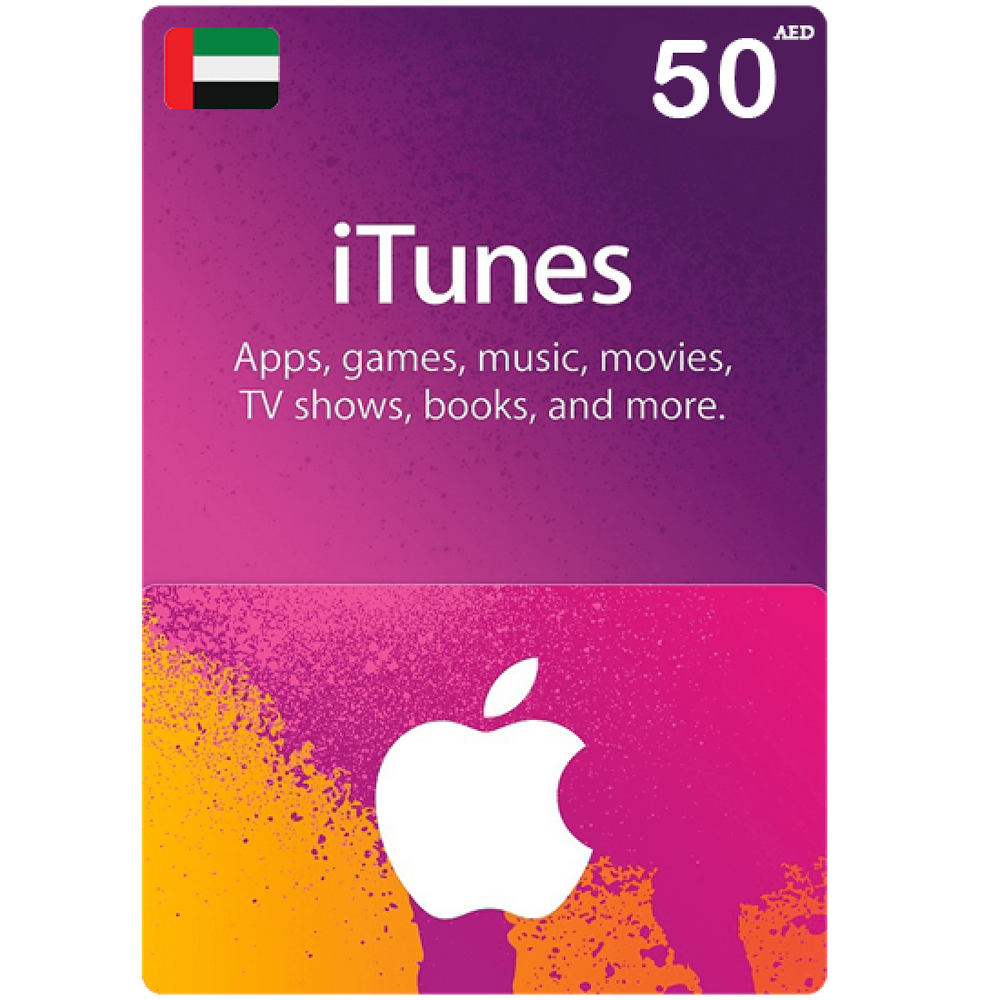 Apple Itunes E-Cards  iTunes Gift Card - 50 AED