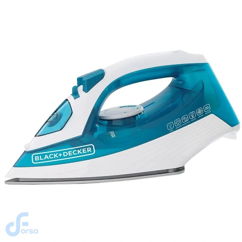 Black&Decker 1600W STEAM IRON WITH NONSTICK SOLEPLATE