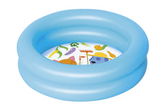 Bestway Φ61CM X H15CM Round 2-Ring Kiddie Pool (Contents:One pool, repair patch) Age 2+
