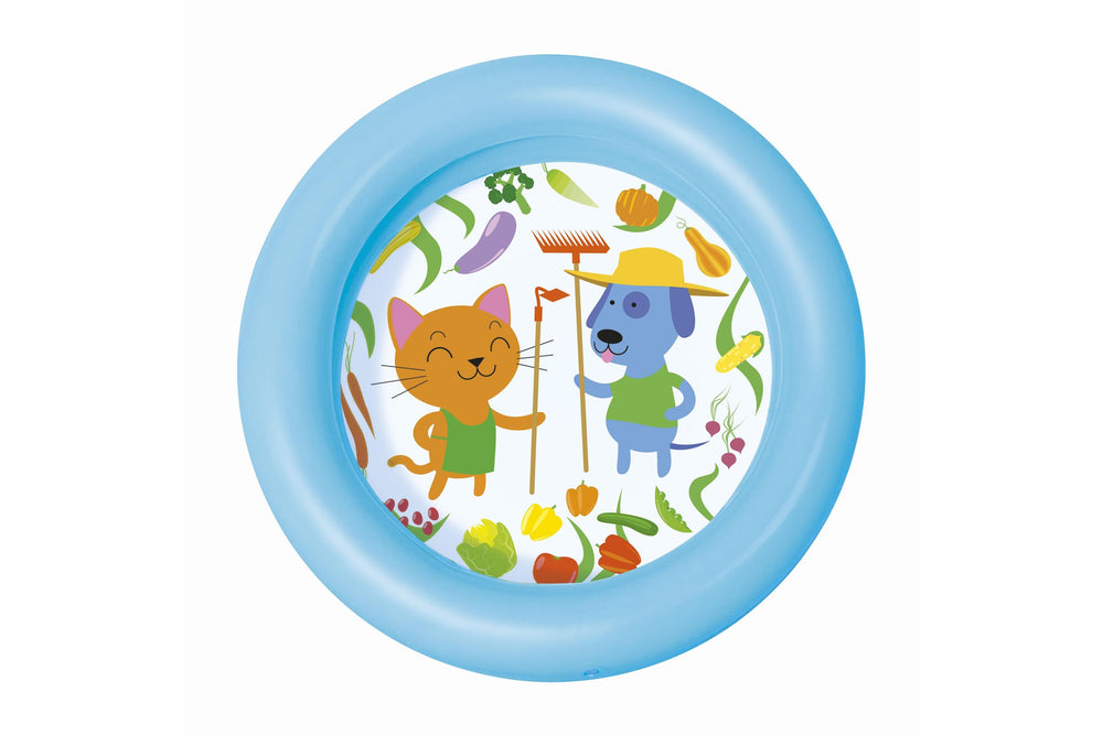 Bestway Φ61CM X H15CM Round 2-Ring Kiddie Pool (Contents:One pool, repair patch) Age 2+