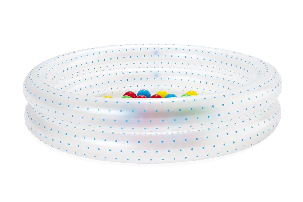 Bestway Φ91CM X H20CM Splash & Play Ball Pit Play Pool (Contents:1 pool, 50 play balls, repair patch) Age 2+