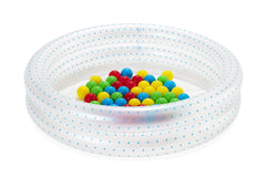 Bestway Φ91CM X H20CM Splash & Play Ball Pit Play Pool (Contents:1 pool, 50 play balls, repair patch) Age 2+