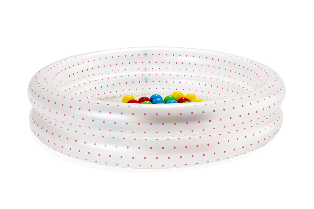Bestway Φ91CM X H20CM Splash & Play Ball Pit Play Pool (Contents:1 pool, 50 play balls, repair patch) Age 2+