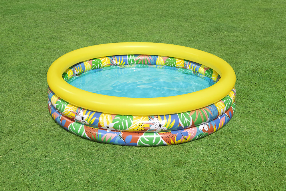 Bestway Φ1.68M X H38CM Floral Paradise Play Pool (Contents:1 pool, repair patch) Age 2+