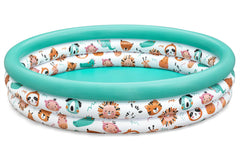 Bestway Φ1.22m x H25cm Safari Pals Kiddie Pool (1 pool, repair patch) Age 2+
