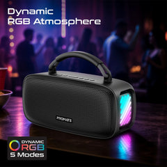 Promate Sonari 50W Bluetooth Speaker with RGB Lights