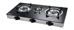 3-N5-1608 WANSA GLASS 3 BURNER STOVE