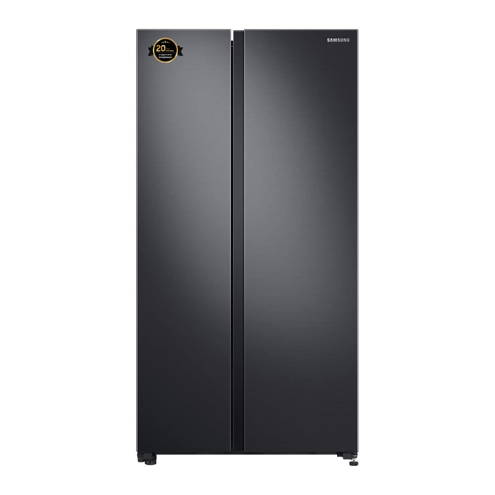 SAMSUNG REFRIGERATOR SBS 680L CFT 23 BLACK MATT