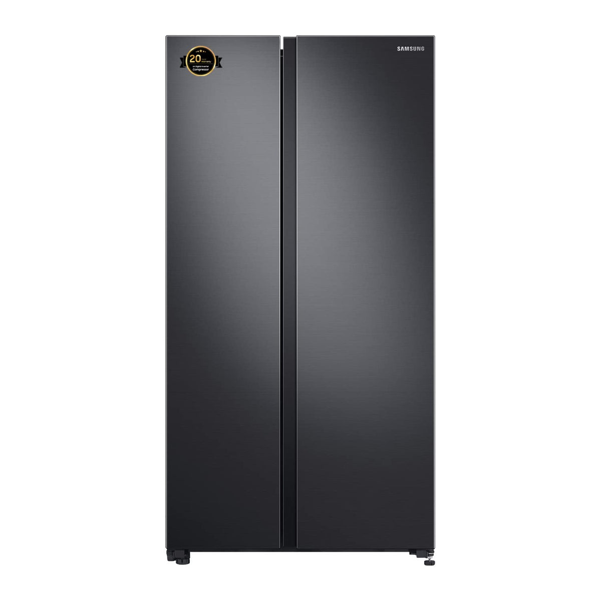 SAMSUNG REFRIGERATOR SBS 680L CFT 23 BLACK MATT