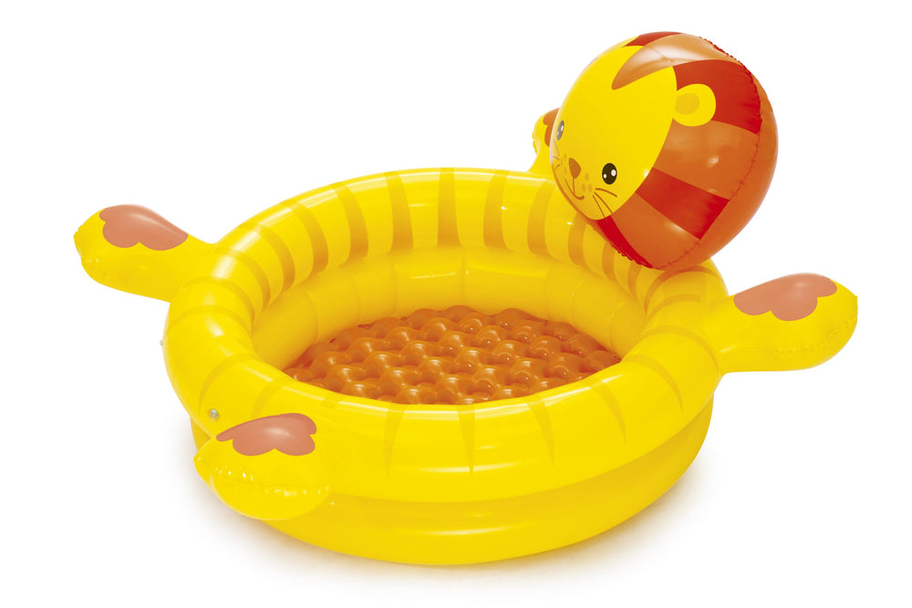 Bestway 1.11M X 98CM X 61.5CM Cuddly Cub Ball Pit (Contents:1 pool, 50 play balls, repair patch) Age 2+