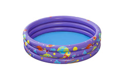 Bestway Φ1.02M X H25CM Intergalactic Surprise Ball Pit (Contents:1 pool,46 play balls,4 openable balls,4 small toys, repair patch) Age 2+